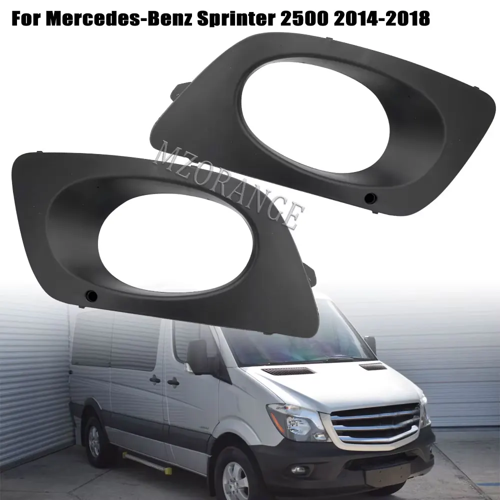 For Mercedes-Benz Sprinter W906 2014-2018 Fog Lights Covers Car Front Bumper Fog Lamp Cover 9068850253 9068850353 car-styling