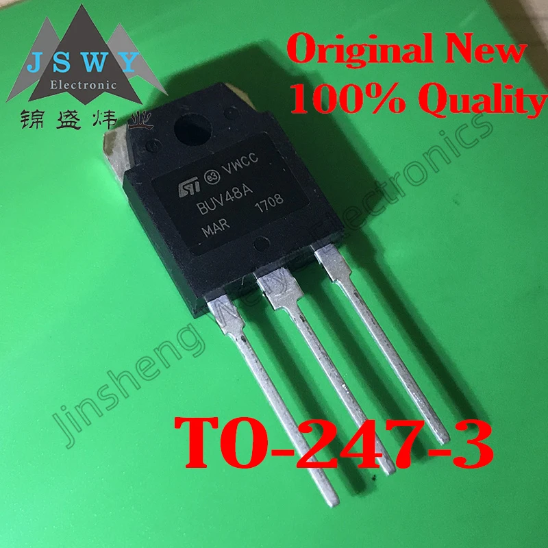 

(5/50pieces) BUV48A BUV48 TO-3P NPN type power transistor 1000V8A new original spot Electronics
