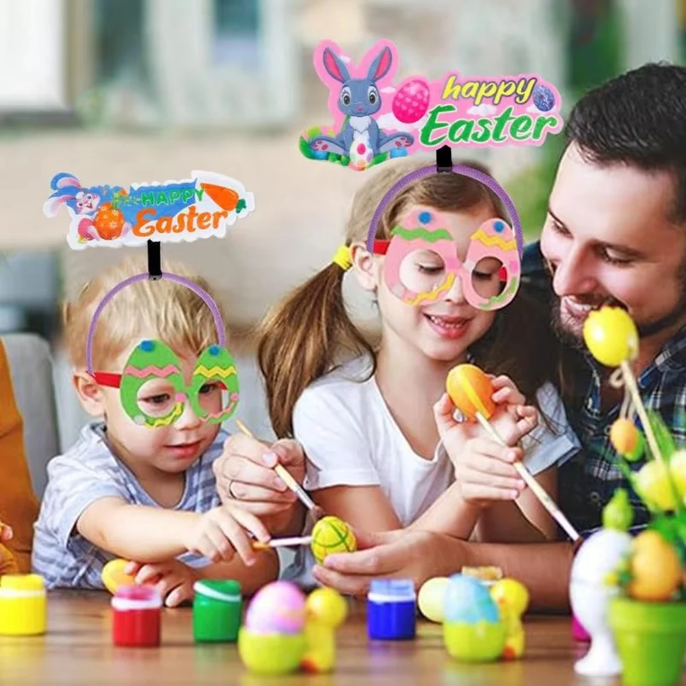 RANA Bunny Headbands Easter Photo Booth Props Headbands for Partys Favor Easter Partys Favors Costume Decoration for Women