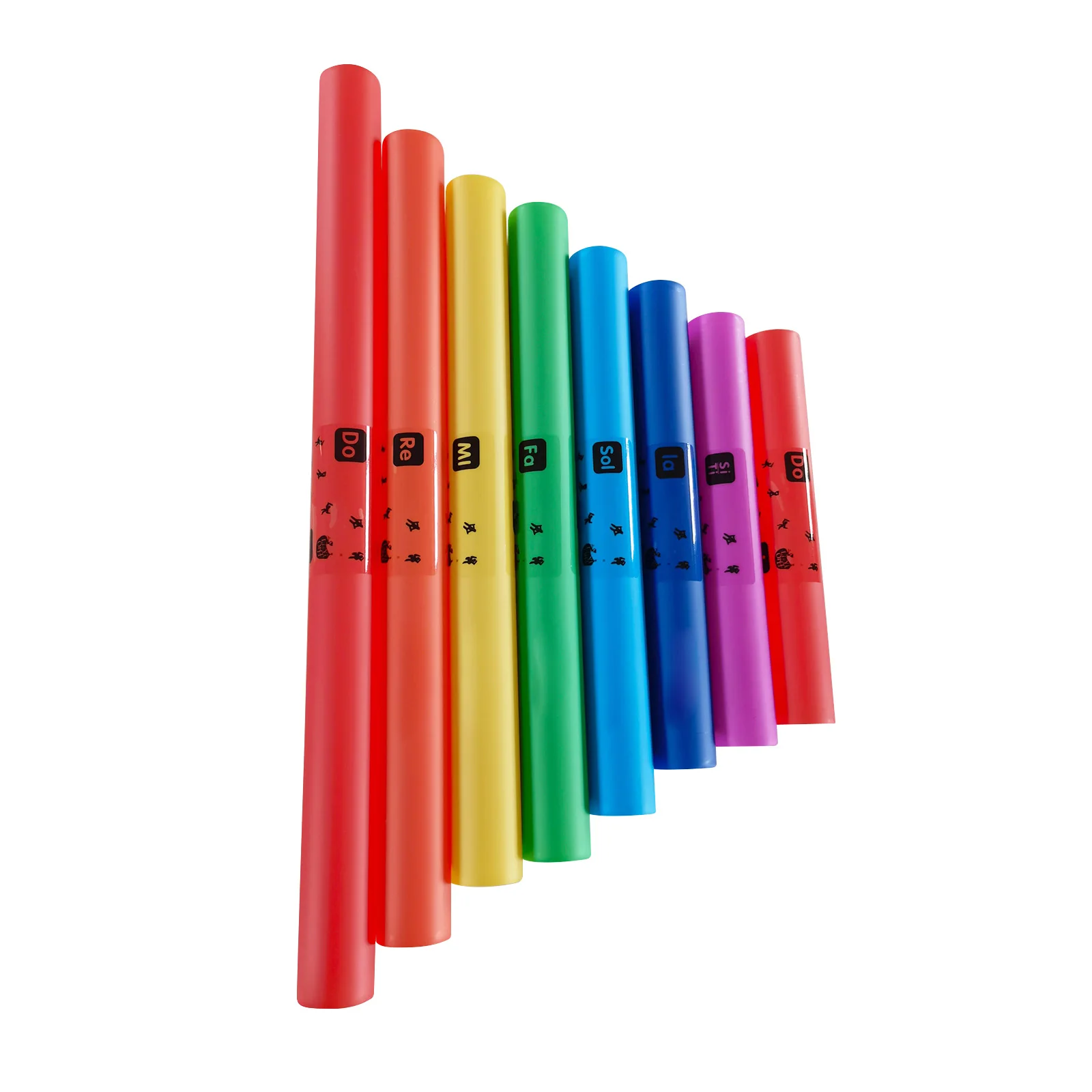 

8Pcs Musical Sound Tube Colorful Set 8 Tones Sound Tube Percussion Instrument Birthday Gift Musical Sound Tube Kit