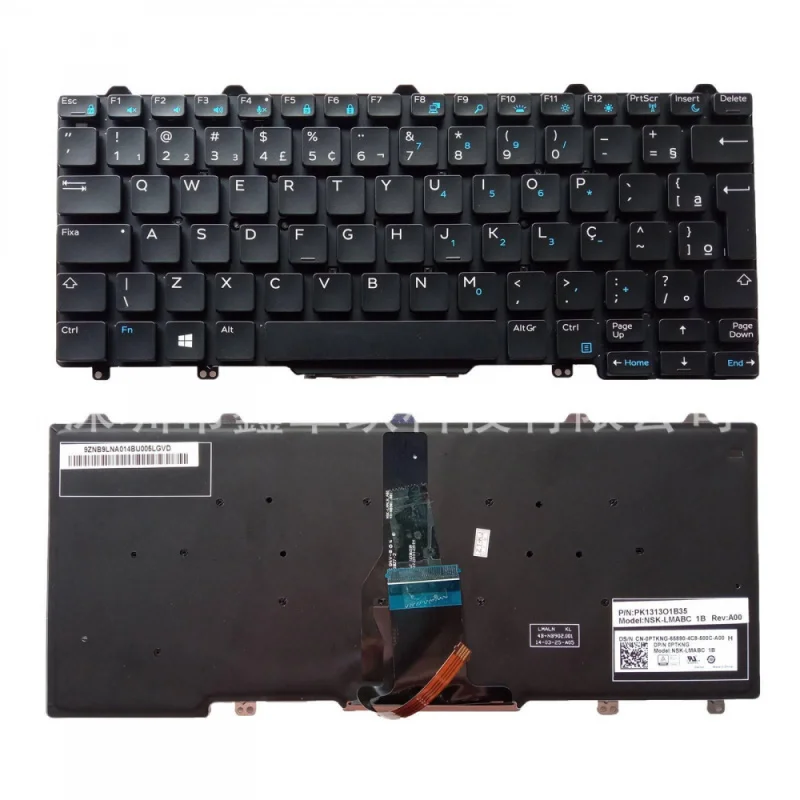 Sc+ For Dell Latitude E5250 E5270 E7250 E7270 Laptop Keyboard