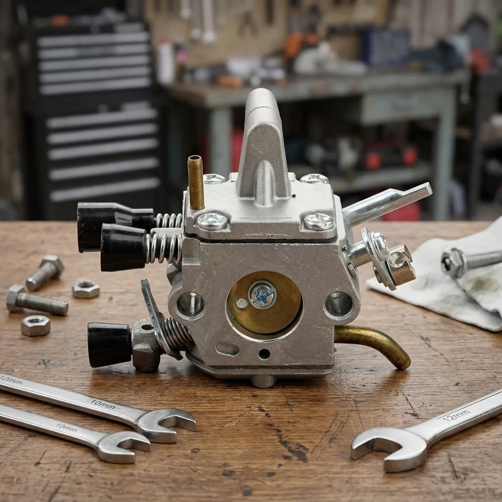 Brass and Aluminum Carburetor Kit for FS120 FS200 FS250 FS300 FS350 FR350 FR450 FR480 BT120C BT121 4134-120-0652