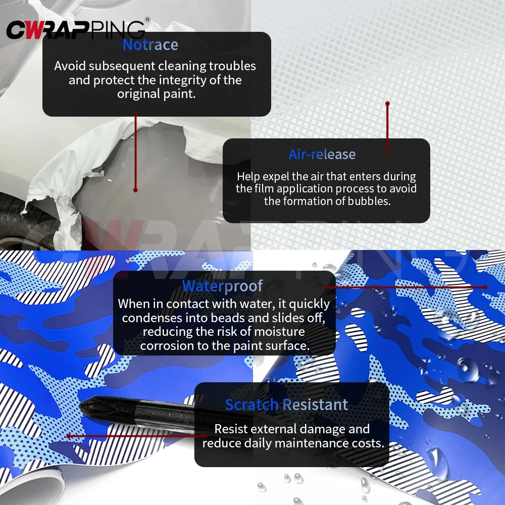 

Самоклеящаяся пленка, автомобильная пленка, виниловая автомобильная пленка, сделай сам, ПВХ, водонепроницаемые наклейки для автомобиля, камуфляжные мотоциклетные шлемы в горошек