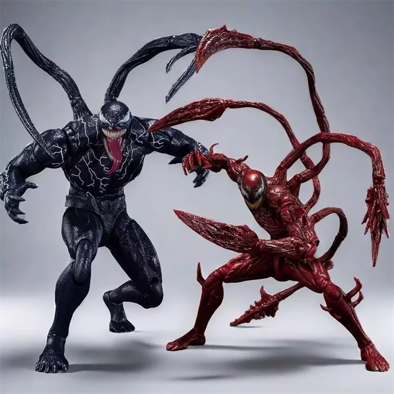 SHFiguarts Venom Red Venom Carnage Actionfigur SHF Venom 3 Let There Be Carnage Anime Figur Sammlermodell Spielzeug Geschenke – Detail 2