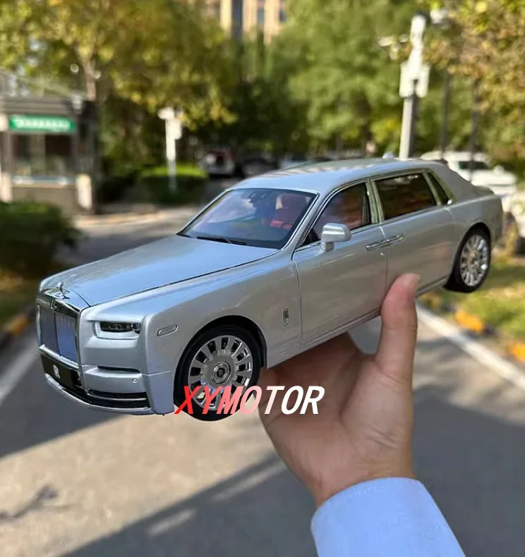 1: 18 For New Rolls Royce Phantom Generation 8 Alloy Diecast Model Car Toys Boys Gifts Hobby Display Collection Metal,Plastic