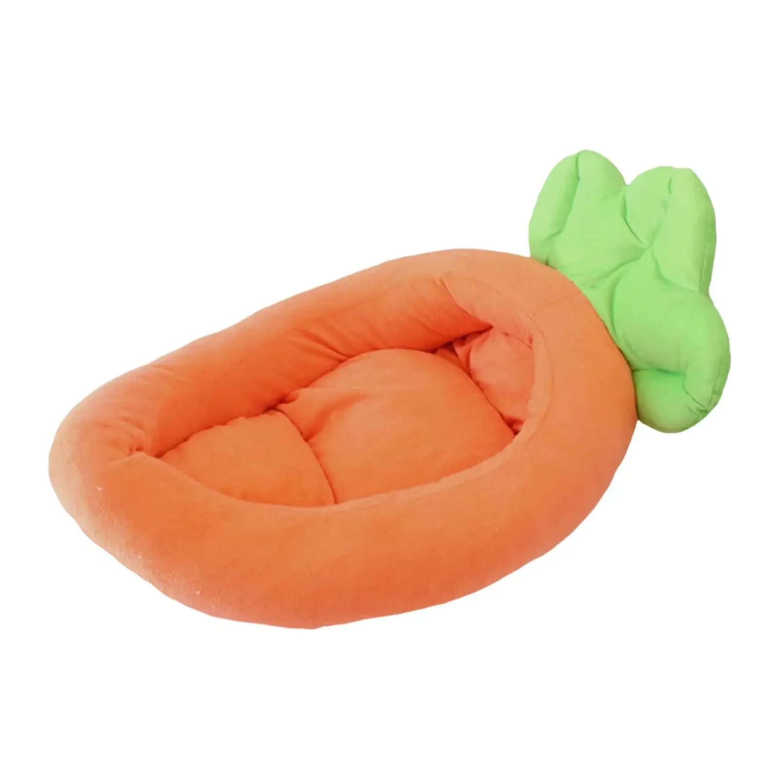 Cat Dog Bed Soft Carrot Shape Cute Breathable Pet Sleeping Bed Sofa Lounger Puppy Cushion for Cats Puppy Small to Medium Pets