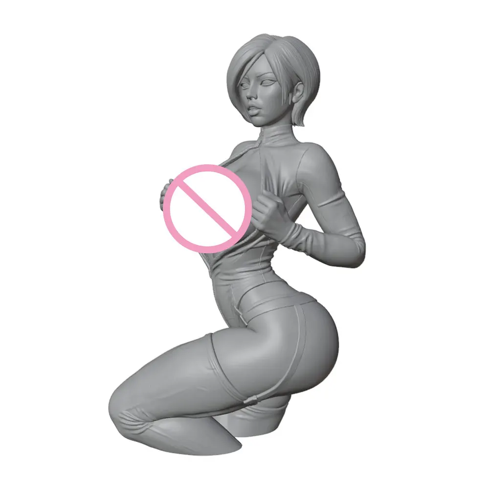 1/24/12/6 Elegant and capable agent image, classic popular character resin model kit GK mini 3D printed gray statue, not painted