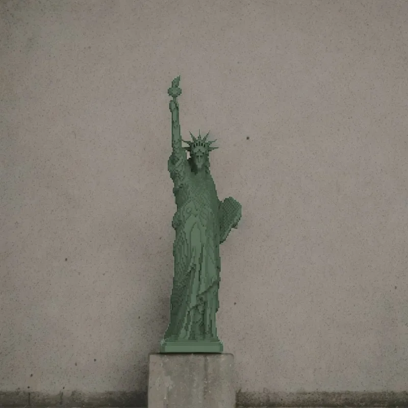 

Набор строительных блоков MOC на заказ, 9873 шт.: Статуэтка Свободы 170 см, креативная сборка, идеально подходит для любителей архитектуры