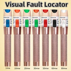 COMPTYCO FTTH Pen Type Fiber Optic Cable Tester Visual Fault Locator 1/10/20/30/50/60/80mw VFL SC/FC/ST 2.5mm Interface