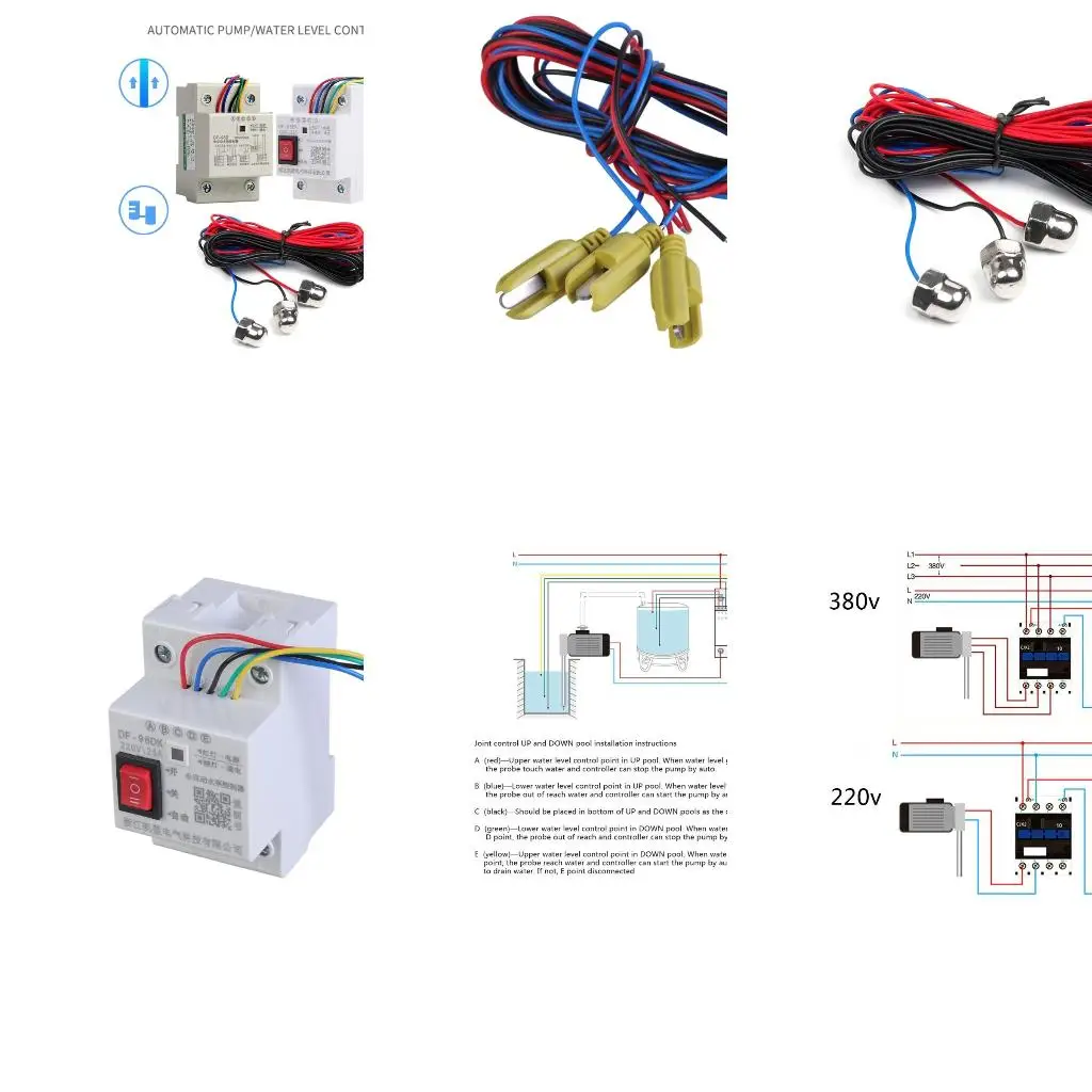 DF-96D for Smart Automatic Water Level Controller Probe Water Pump for Tank Liquid Level Detector Switch Durable