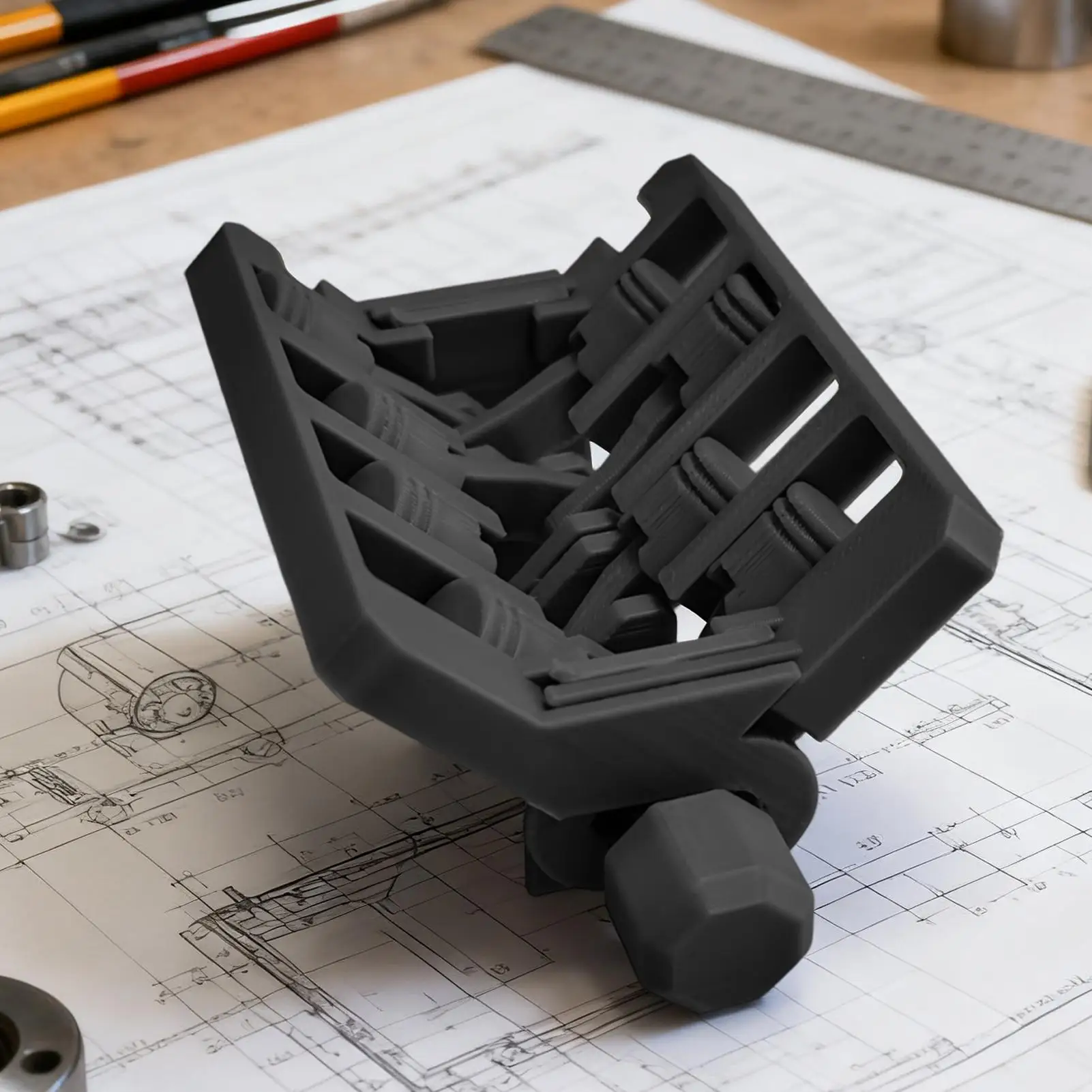 Fidget Toys-modelo de motor V8 impreso en 3D, modelo de escritorio artesanal para entusiastas de los coches de escritorio, ingenieros, niños, adolescentes y adultos, mecánico