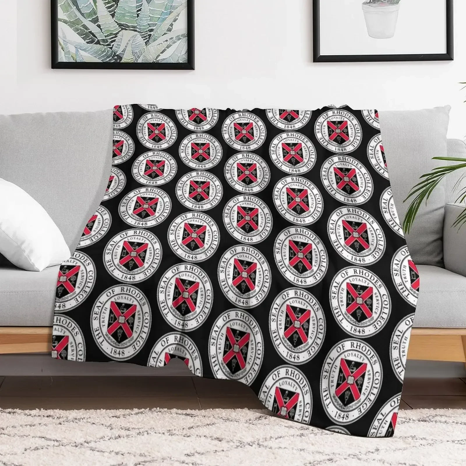 

Rhodes College Seal Throw Blanket christmas decoration Vintage Thin Blankets Comforter anime Blankets