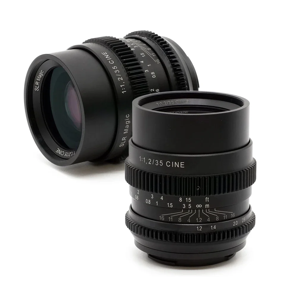 NEW SLR Magic 35mm F1.2 Full Frame Wide Angle Cine Cinema & Prime Lens Manual Focus for  E-mount,  X-mount