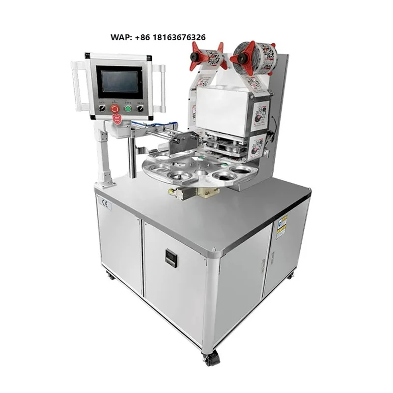 YOUXUAN Industrial Automatic Collect Round Can Bowl Cup Sealer Vacuum Sealing Machine