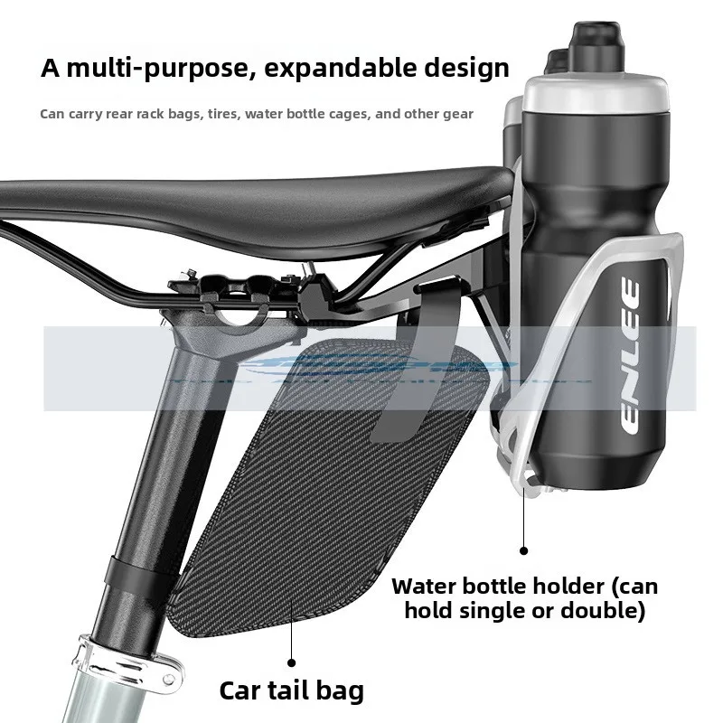 

ENLEE Bicycle Kettle Rack Extension Seat, Mountain Bike Sitting Bow Extension Stand Saddle Adjustment Extension Rack Equipment