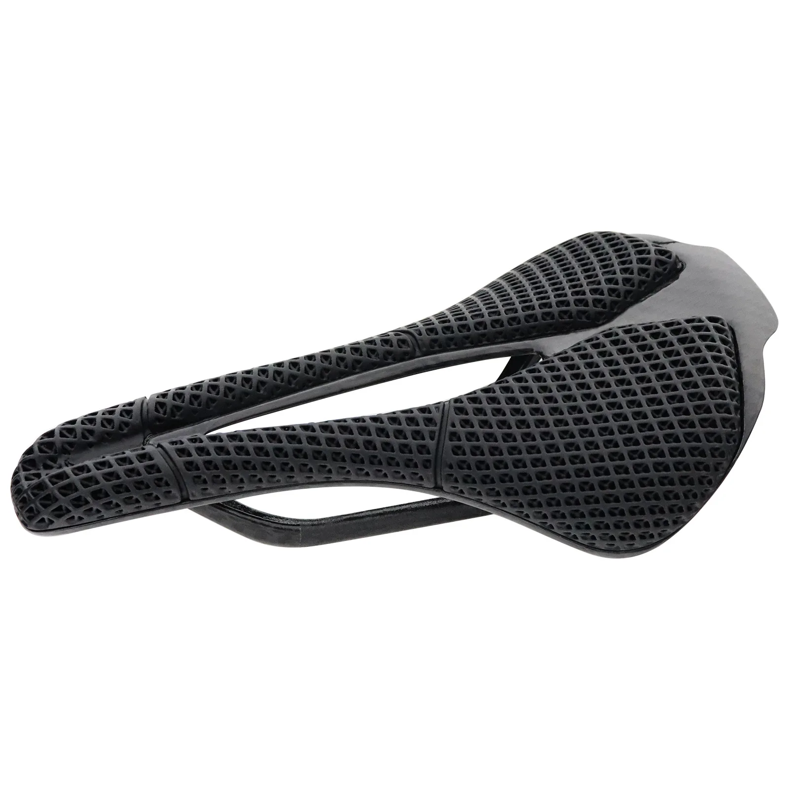 

3D Printing Carbon Fiber Bicycle Saddle Ultralight Hollow Seat Comfortable Breathable Honeycomb Cushion for Mountain Road Bikes