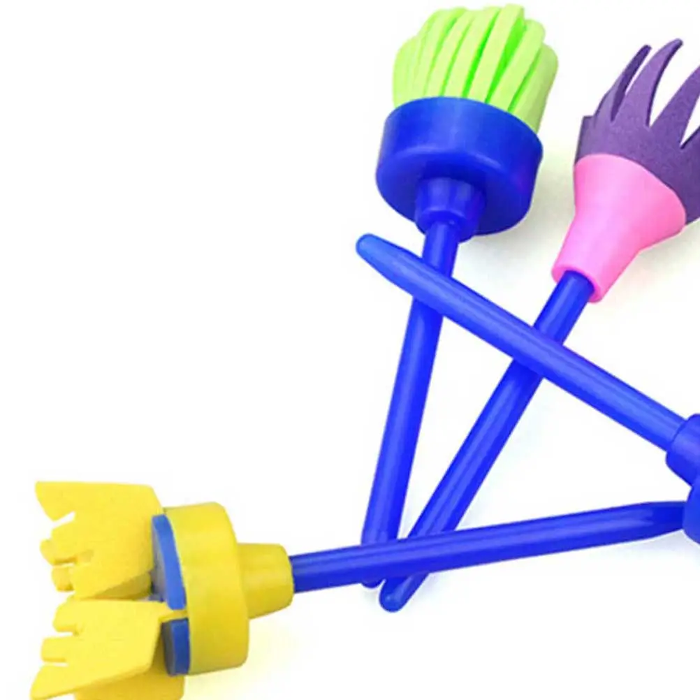 

Набор из 4 губчатых валиков для рисования, мини-набор, идеально подходит для граффити, художественных проектов, детских занятий в классе, творчества и рисования.