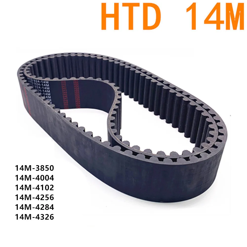 HTD 14M Timing Belt Synchronous Belt Width 30mm 3850 4004 4102 4256 4284 4326 mm Rubber Banda síncrona Pulley Belt