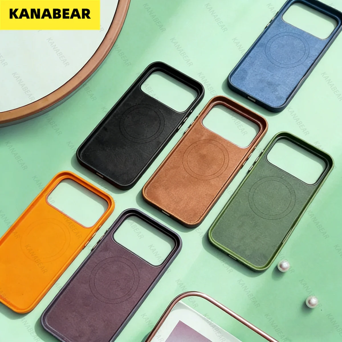 

A magnetic phone case suitable for iPhone 17/16/15Promax/17Pro, with a woven pattern, providing shock and vibration protection.