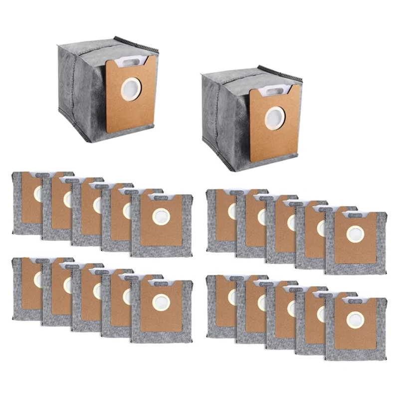 A88M 22Pcs Replacement Dust Bags For Eufy Clean G35+, G40+, G40 Hybrid+ Auto-Empty Station, Dust Bags Vacuum Accessories