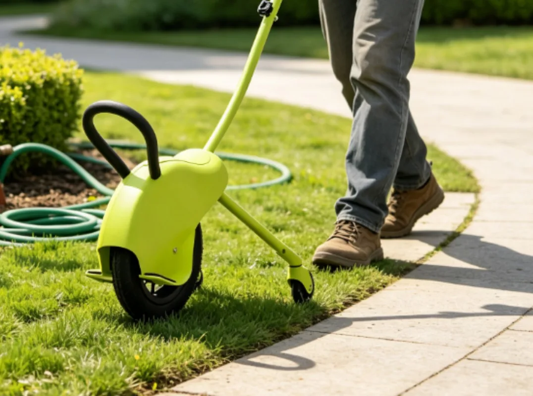 Off‑Road Kids Single Wheel Walker, Parent‑Child Competitive Wheelbarrow with Seat for 3‑8 Years Old