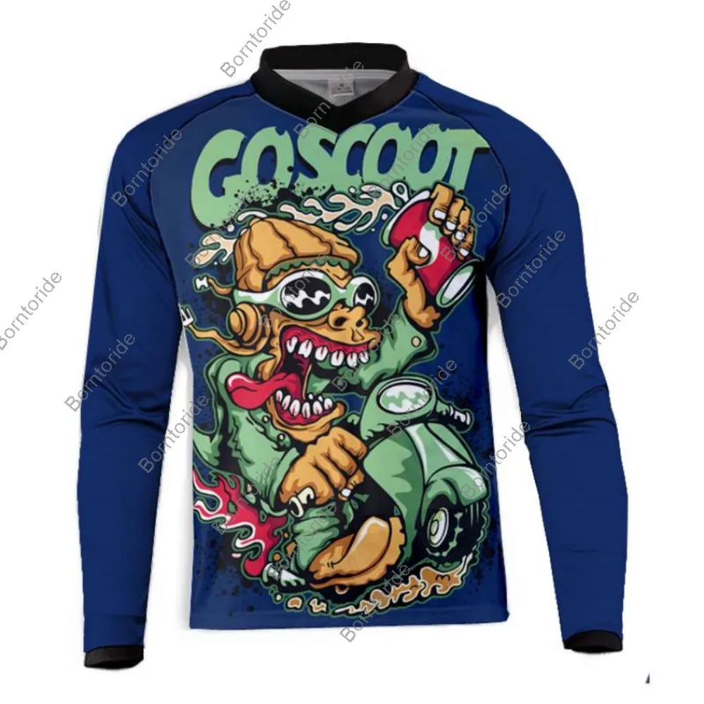 New Mountain Bike Motorcycle Cycling Jersey Crossmax Shirt Ciclismo Clothes for Men MTB MX New Racing Downhill Jersey