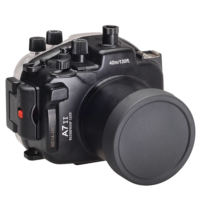 

for Sony A7II A7 II A7s2 A7r2 Mark II Diving ILCE-7 ii A72 A7M2 40M 130ft Waterproof Underwater Diving Camera Housing Case