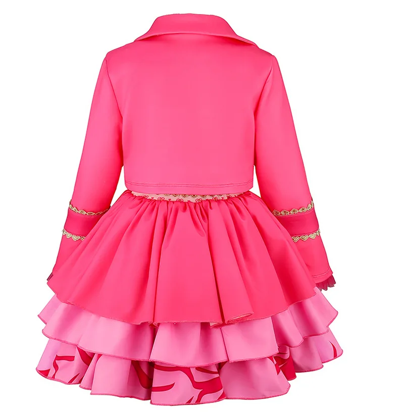 2 3 4 5 6 7 8 9 10 Jahre Film-Cosplay-Mädchenkleid Neue Mode Oberteil + Kleid 2-teiliges Prinzessinnenkleid Geburtstagsgeschenke Kinderkleidung – Detail 4