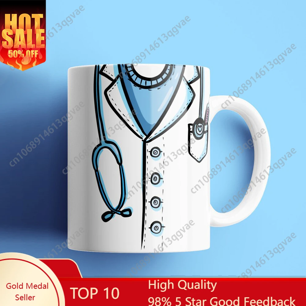 

Doc Gifts Doctor Mug - 320ml Ceramic Coffee Cup Gift Milk Mugs hospital office tea cup friends birthday gift mug