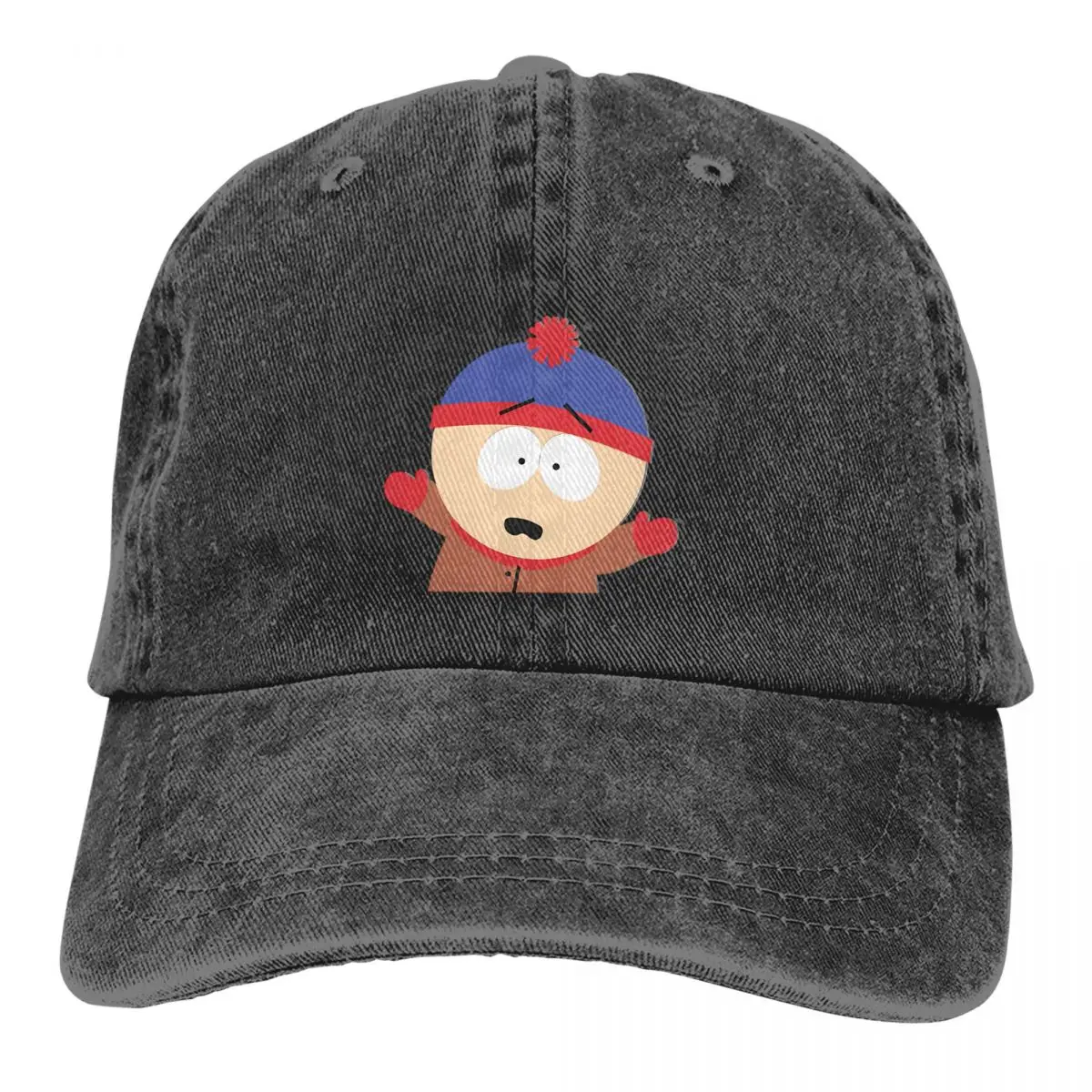 Washed Men's Baseball Cap Stan Trucker Snapback Caps Dad Hat Southpark Game Golf Hats