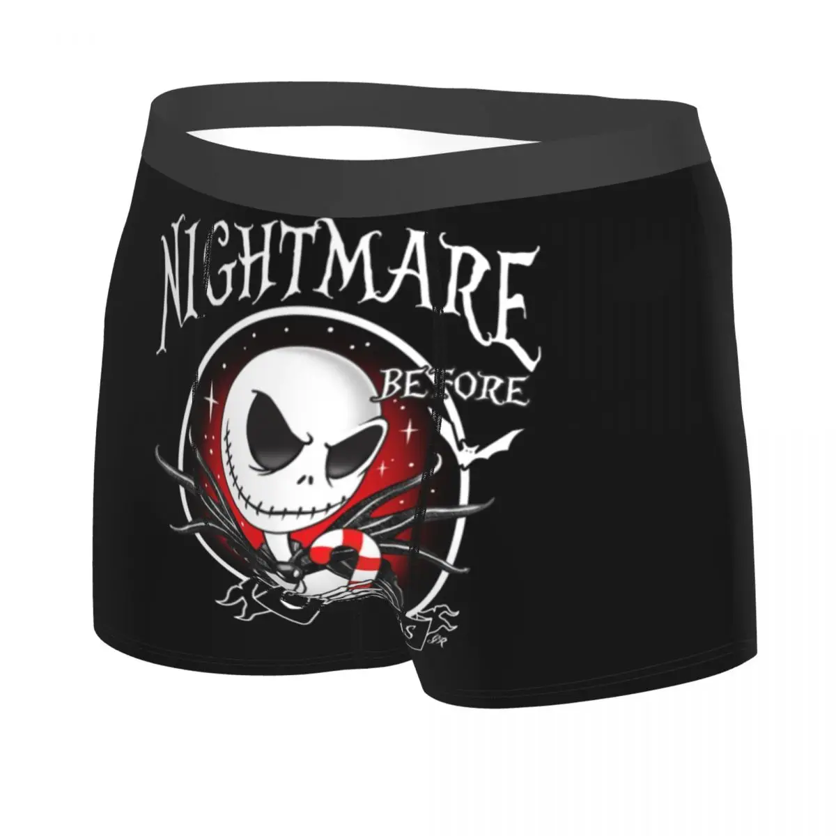 The Nightmare Before Christmas Jack Skellington Boxers Shorts Panties Male Underpants Breathable Halloween Briefs Underwear