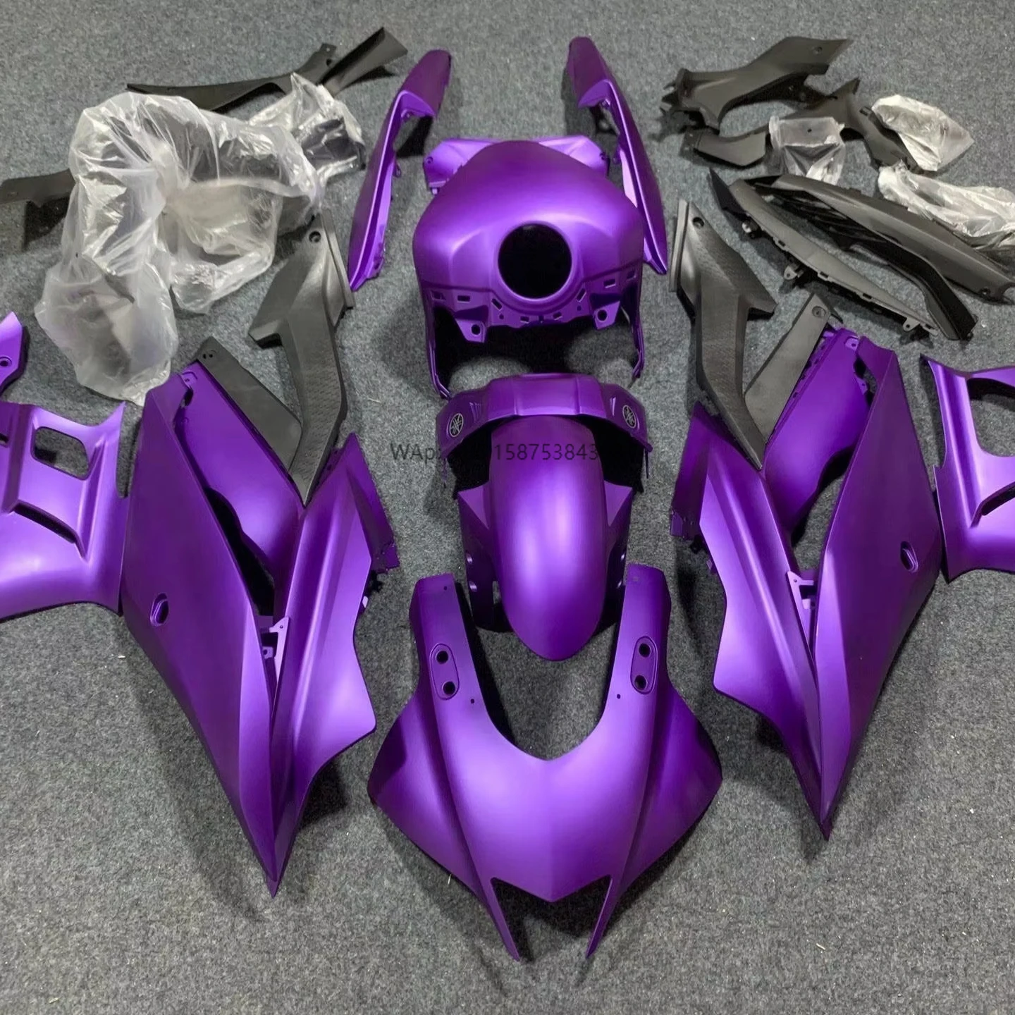 

ABS Plastic Motorcycle Fairings Kit Bodywork Frame Sets Compatible with YZF R3 2019 2020 2021 2022 2023