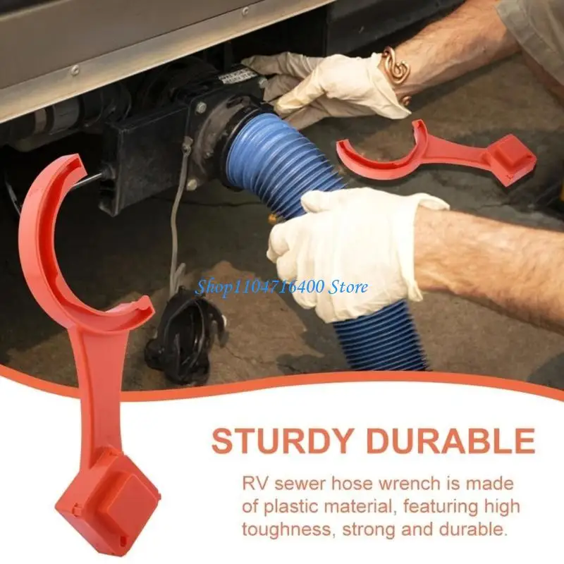 y1gd 1 set Sewer Connectors Versatile & Practical Wrench Tool Handy for Sewer Systems