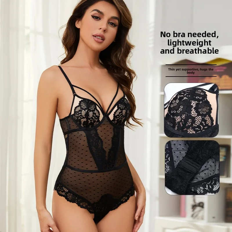 

Сексуальное кружевное боди, апейжда, бюстгальтер, нижнее белье, красивая пупок Ba, инклюзивное трансграничное полное покрытие, Wee