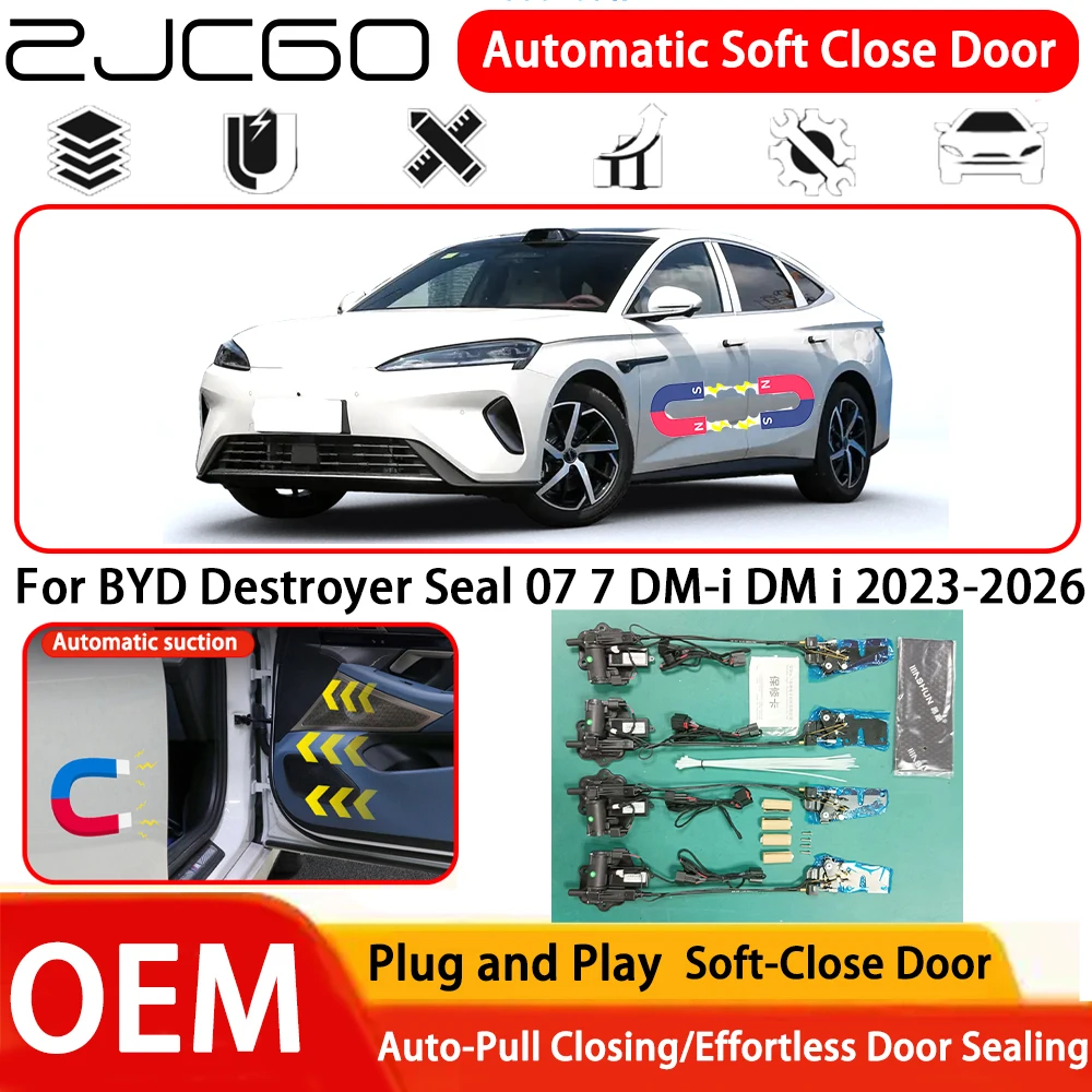

Система автоматического мягкого закрывания дверей (Comfort Closing) для BYD Destroyer Seal 07 7 DM-i DM i 2023-2026: установка Plug and Play