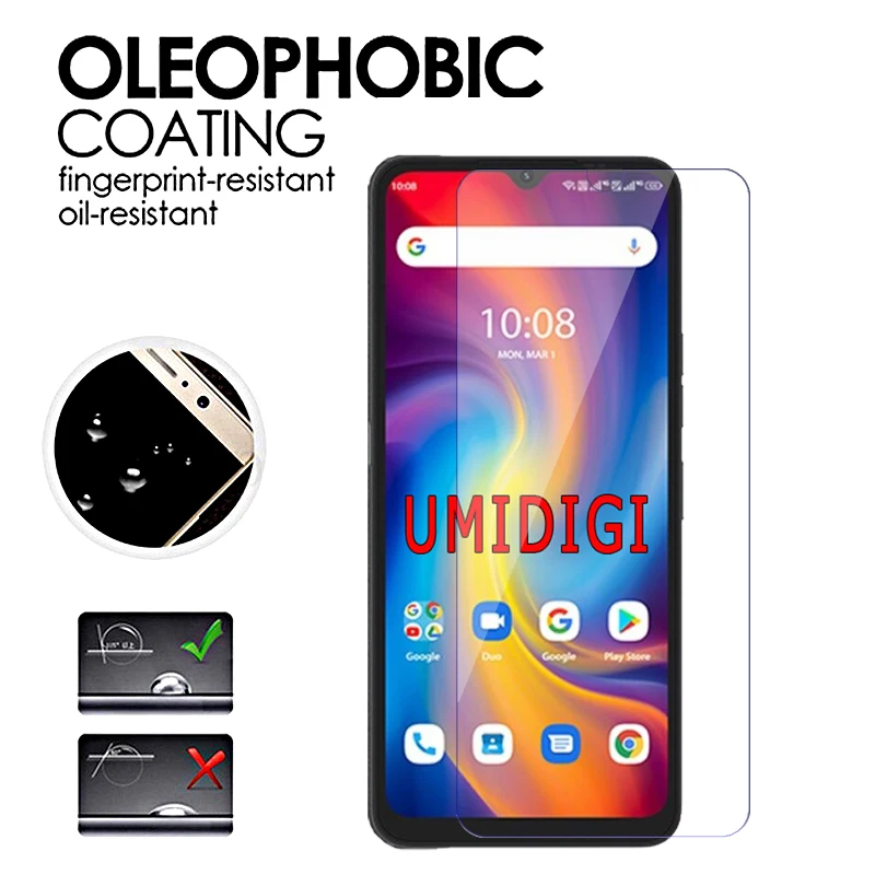 2-1Pcs For Umidigi A13 A13S A11 A11S A7 A7S A9 Power 5 5s 7 F3S F3 SE Pro Max Glass For UMIDIGI A 7 9 11 13 F 3 S Screen Cover