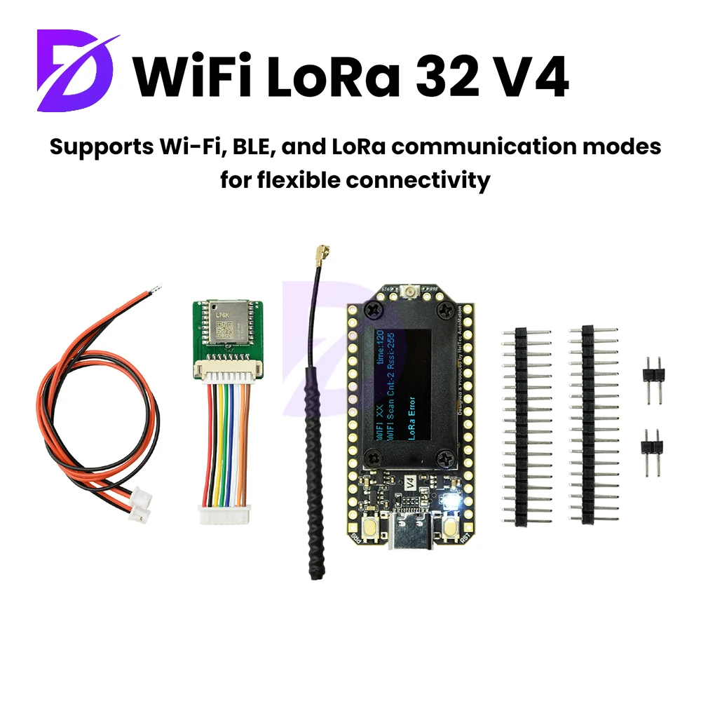 WIFI Lora32 V4 Esp32 BT لوحة تطوير Wifi 0.96 بوصة شاشة OLED ESP32-S3R2 لوحة تطوير إنترنت الأشياء منخفضة الطاقة واجهة من النوع C #1