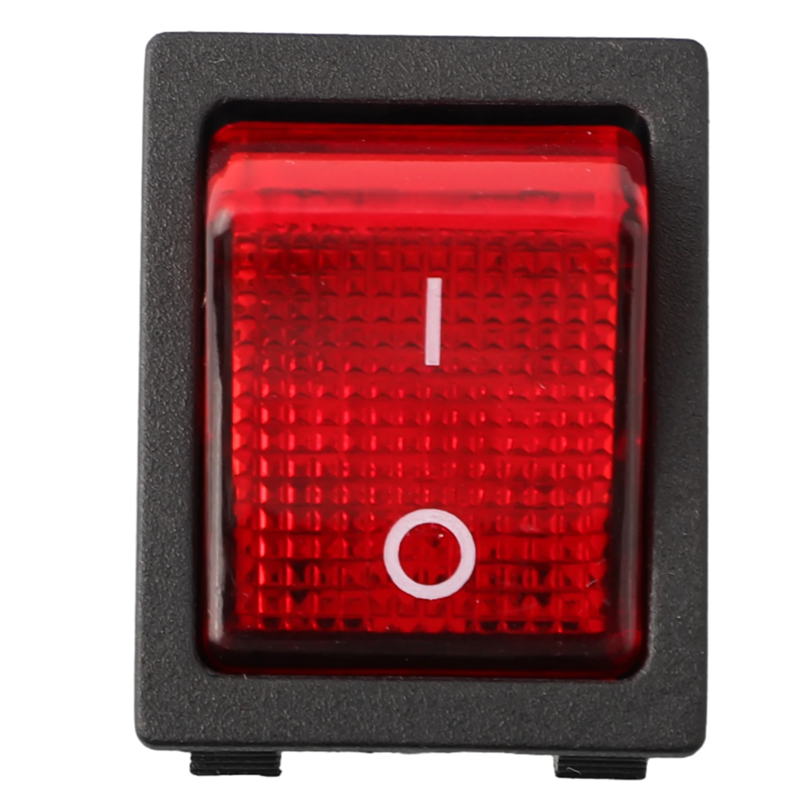 Schakelaar Aan/uit-schakelaar Zakelijk onderdeel 4-pins boot Elektrisch Industrieel vermogen Rood met licht Rocker levert lassen