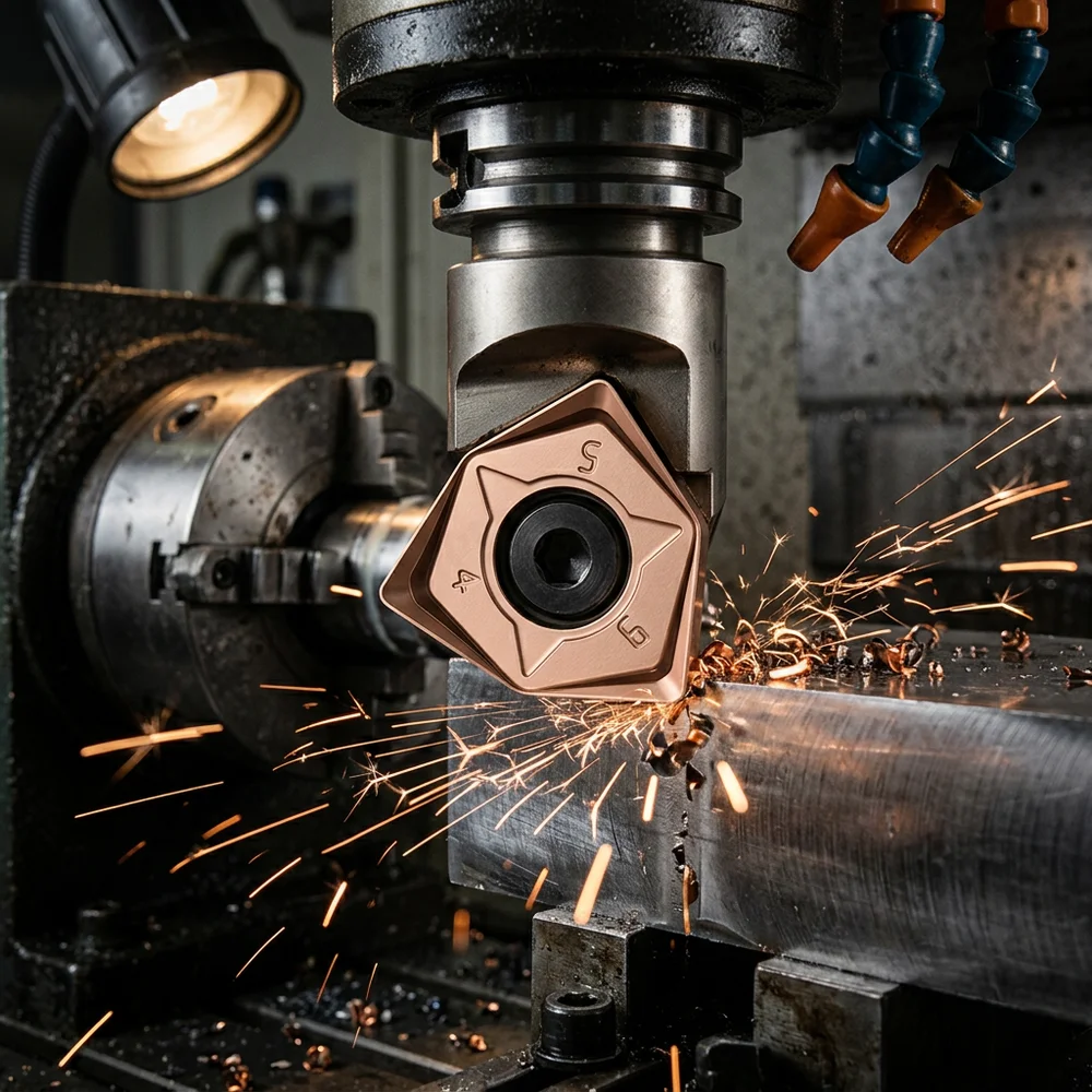 WNMU080608 Carbide Trigon Milling Insert R0.8 BM8818 for Cast Iron Aluminum Stainless Alloy & Hardened Steel