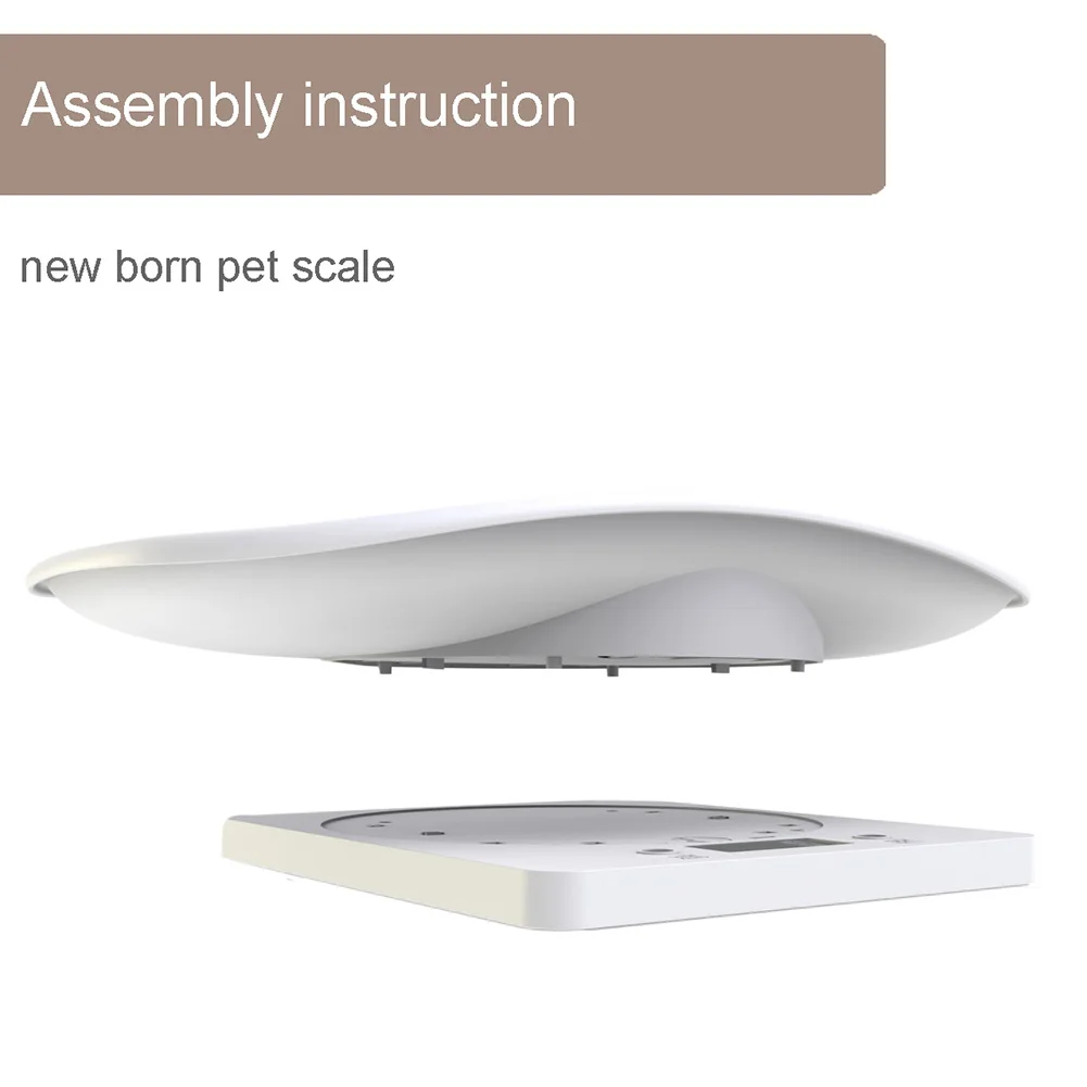 Digital Pet Scale Kitchen Scale Grams Weight Max 22 lbs Small Animal Scale Electronic Scale for Newborn Pets