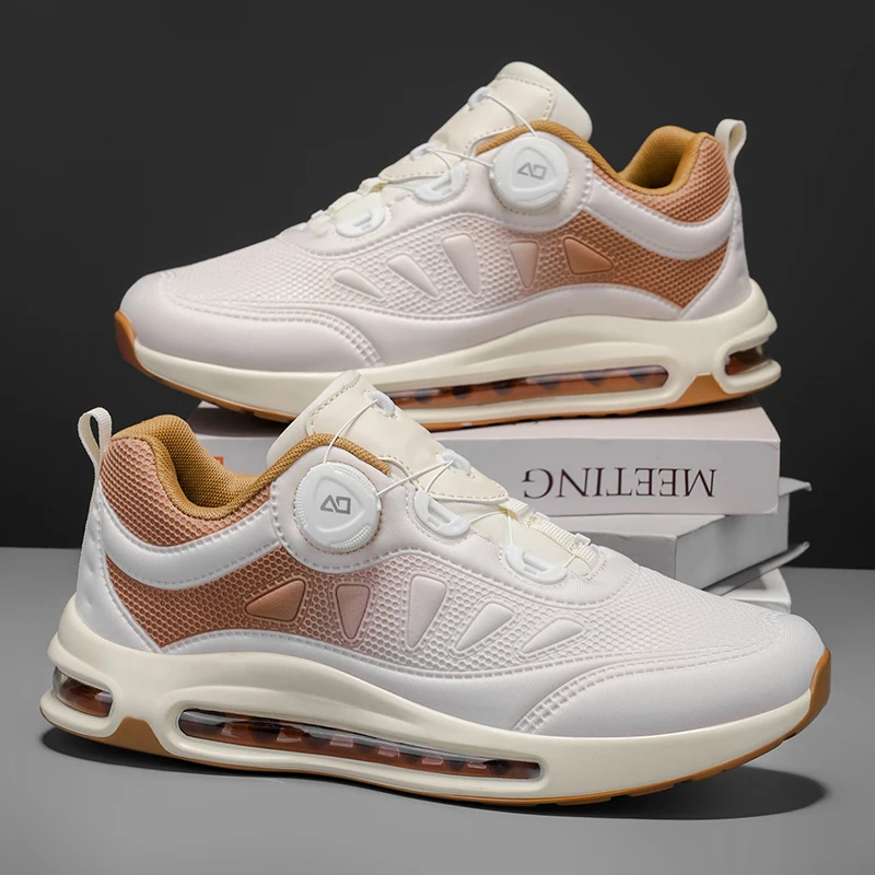 

High Quality Walking Sneakers For Men Button Men's Trainer Shoes Sport Running Basketball Sneakers Women Outdoor