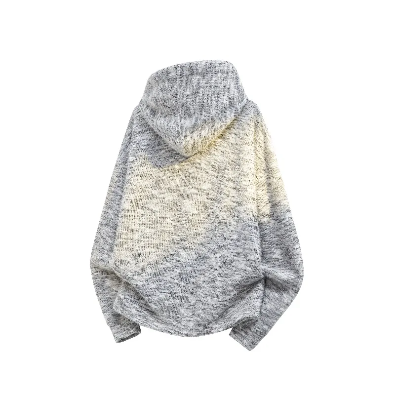 Kardigan Rajut Bergaris Terbaru 2025 Pria, Atasan Rajut Kancing Depan Lengan Panjang, Jaket Oversize Motif Polkadot Pelangi