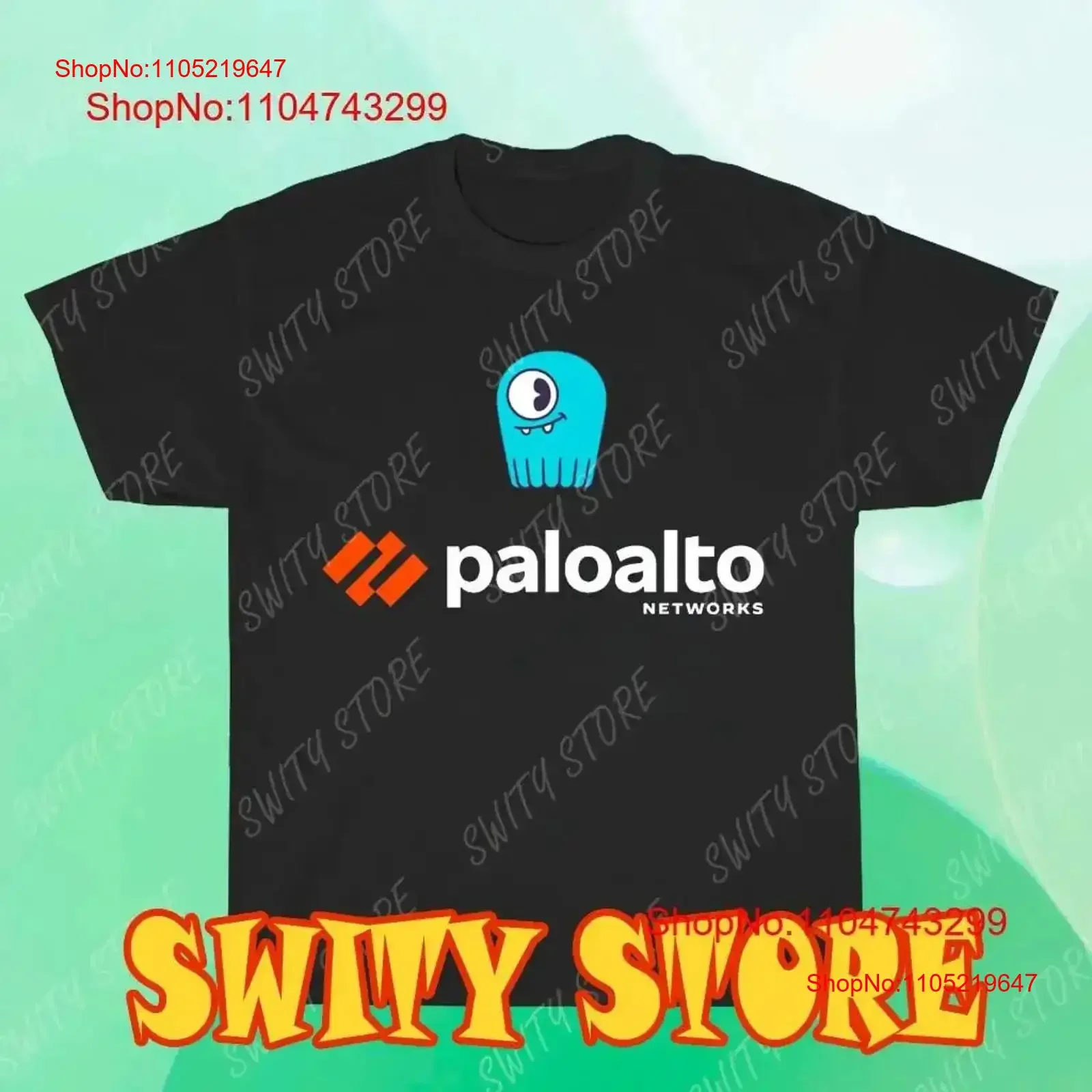 Palo Alto Networks Men's Black T shirt Logo Funny Size S to 5XL vintage Washed Versatile Soft Comfortable designer clothes