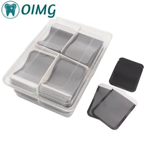 500 unids/caja funda protectora Dental 30*40mm sobres de barrera desechables bolsas de cubierta para película Dental de rayos X consumibles dentales