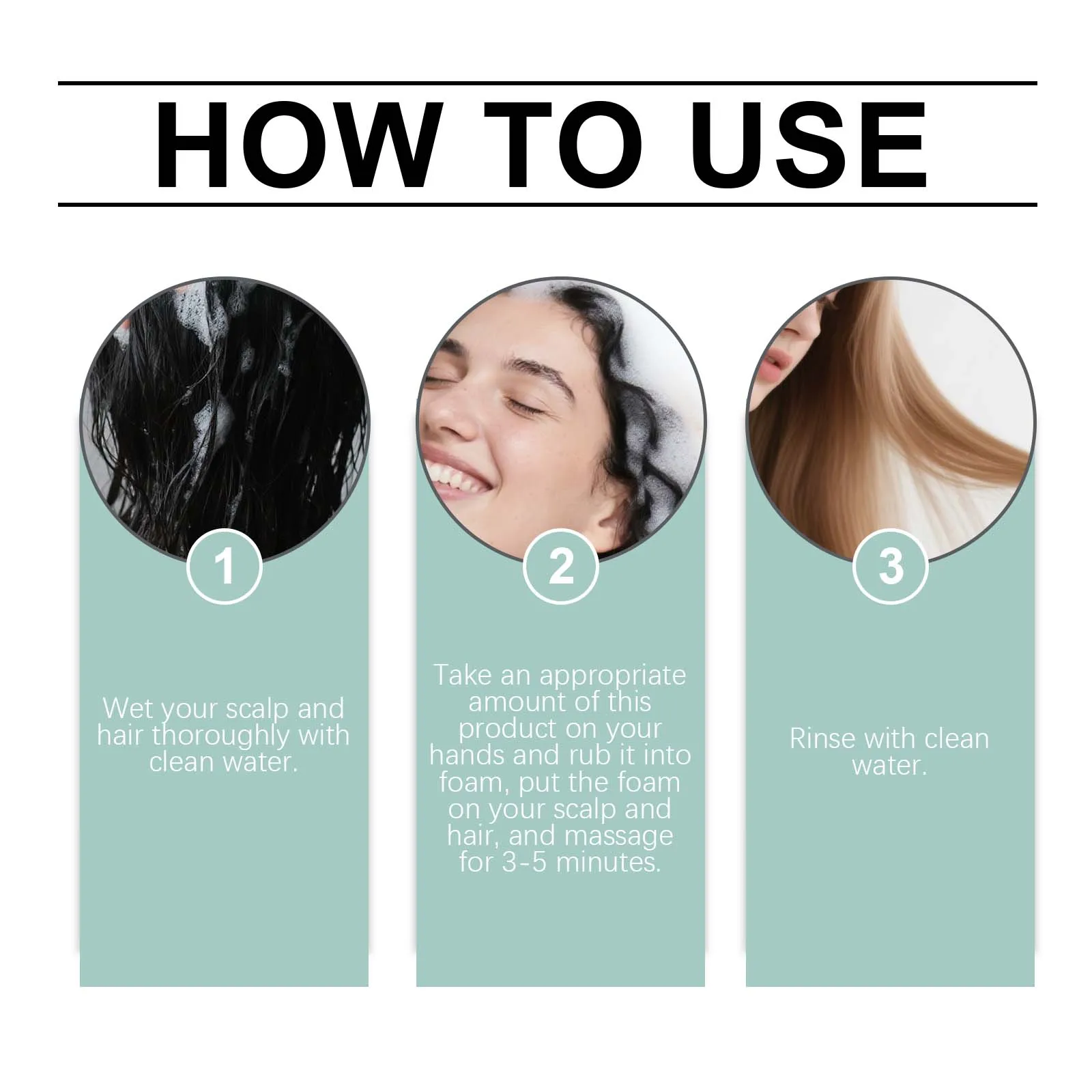 شامبو رقيق للتحكم في زيت إكليل الجبل، تنظيف عميق لفروة الرأس، إزالة القشرة، إصلاح الشعر التالف، تقليل الأوساخ، شامبو مغذي