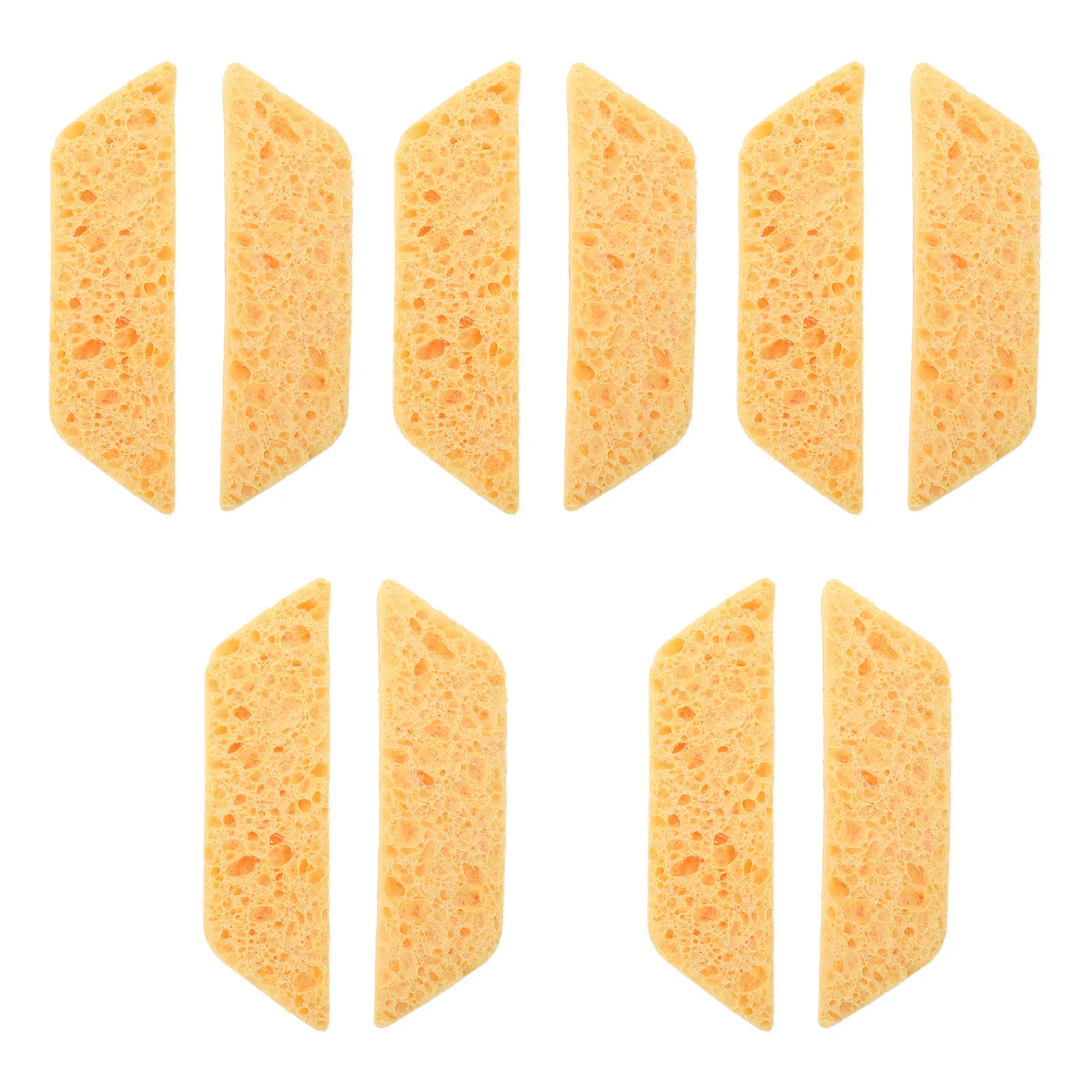 10Pcs Glass Grinder Sponge Pads Thick Water Absorbent Bit Protector for Stained Glass Grinding Table High Absorbency Replacement