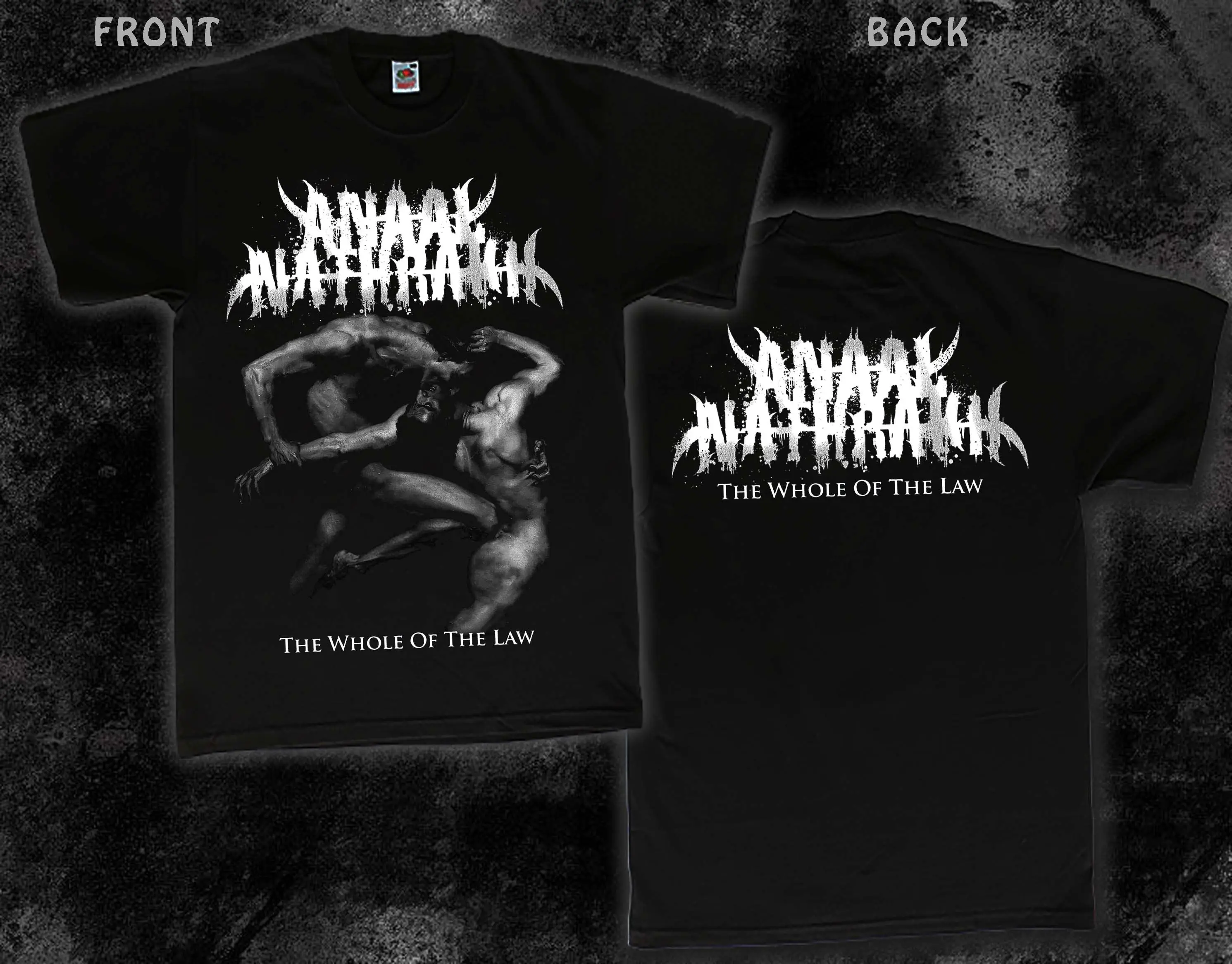 New D T G Printed Shirt Anaal Nathrakh The Whole Of Law Size S M L Xl 2 3 4 5 6 7Xl