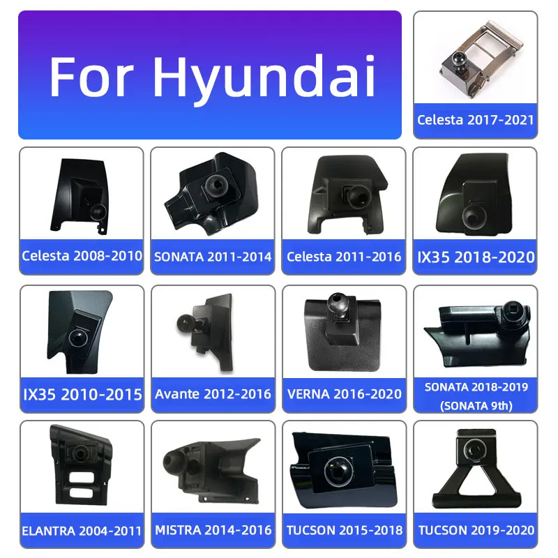 

For Hyundai I10 I20 I30 IX20 IX35 IX25 i35 Elantra Santa Tucson Sonata Creta Car Phone Base Special Mounts Bracket Accessories