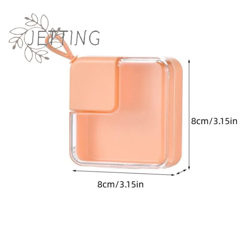 Hot Transparent Powder Puff Beauty Egg Storage Box Plastic Material Multifunctional Waterproof Dustproof Cosmetic Storage Box