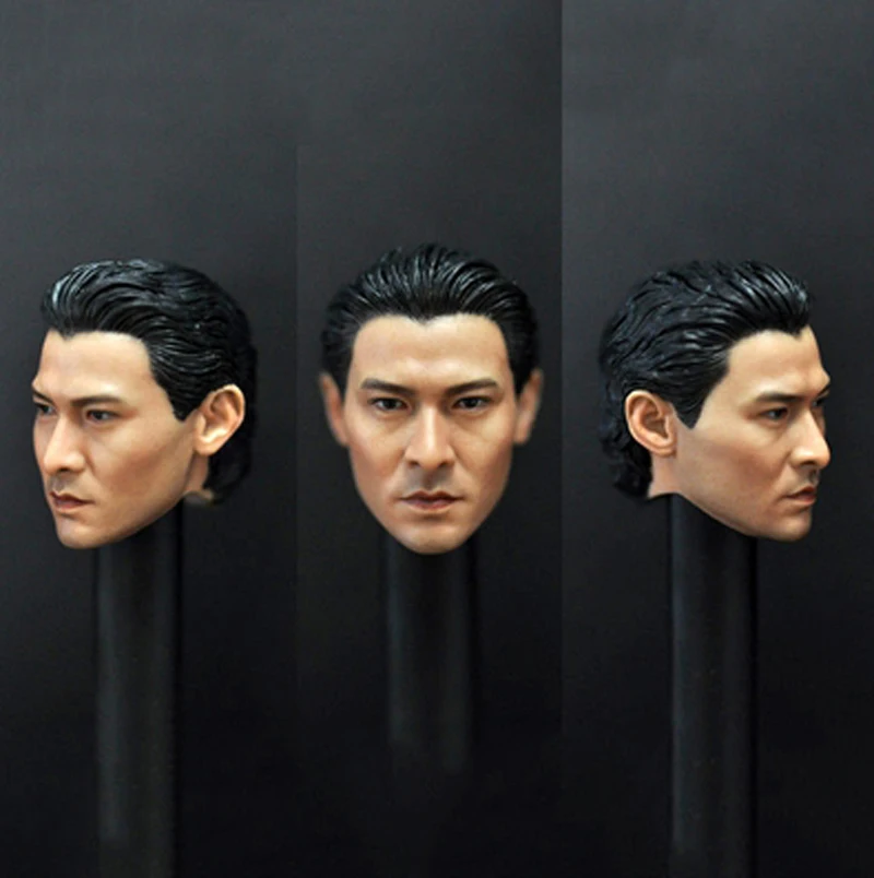 

1/6 Asian Man Andy Lau Head Sculpt Model For 12'' Male Action Figure